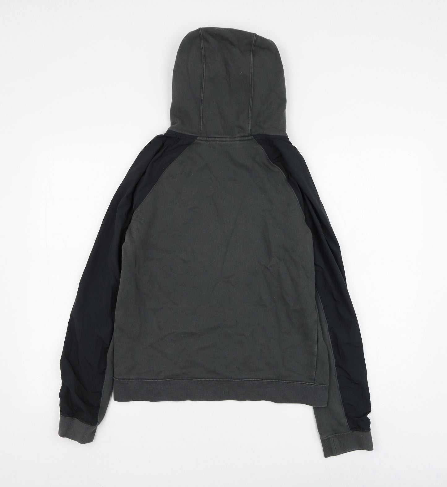 Nike Boys Grey Cotton Pullover Hoodie Size 12-13 Years Pullover