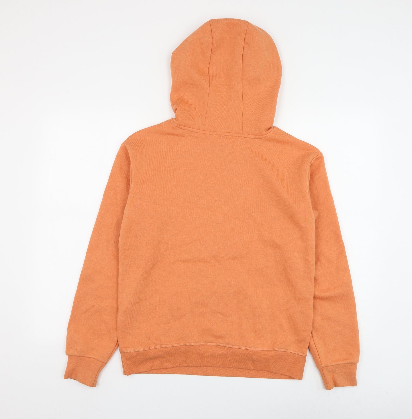 Primark Womens Orange Polyester Pullover Hoodie Size 4 Pullover