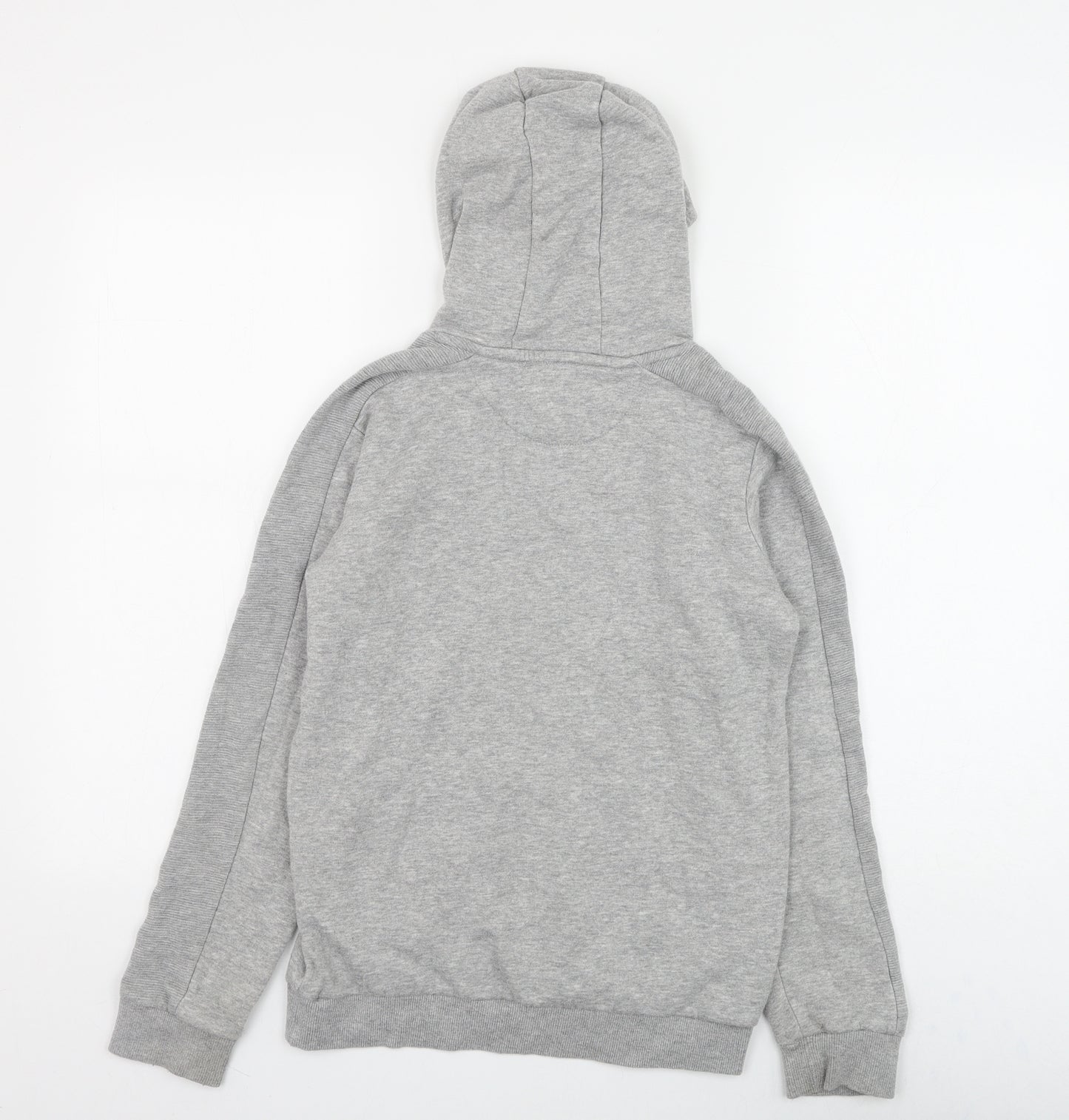 Matalan Boys Grey Cotton Pullover Hoodie Size 11 Years Pullover