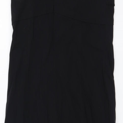 West One Womens Black Viscose Bodycon Size 10 One Shoulder Pullover - Lace Detail