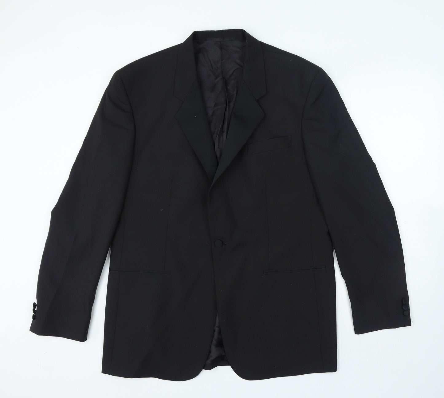 Jams Barry Mens Black Polyester Jacket Blazer Size L