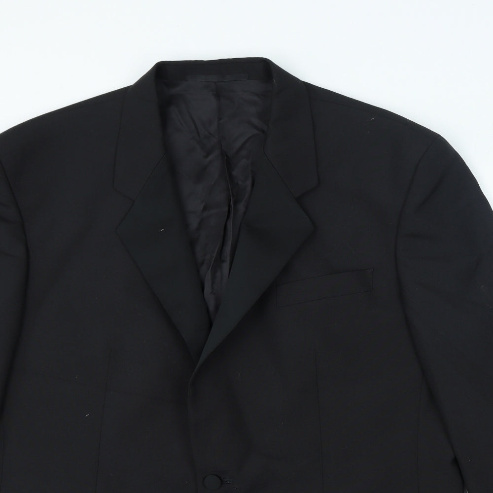 Jams Barry Mens Black Polyester Jacket Blazer Size L