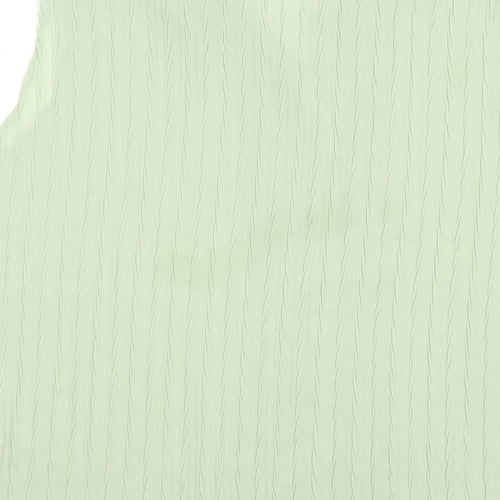 Bonmarché Womens Green Polyester Basic Button-Up Size L Collared - Textured