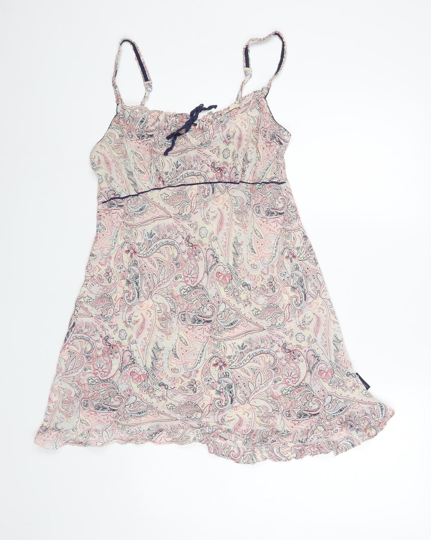 Ted Baker Womens Multicoloured Paisley Silk Cami Dress Size 12