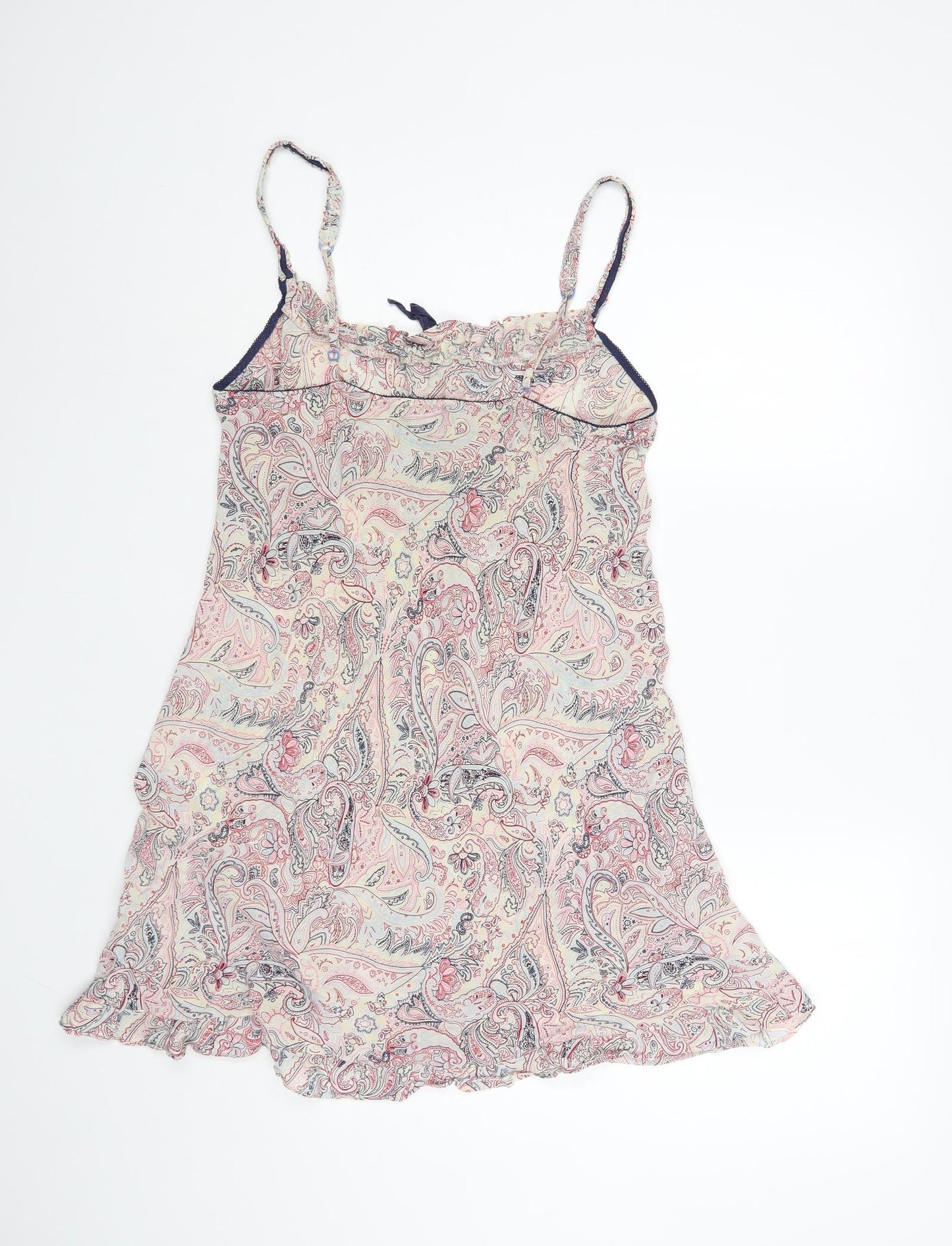Ted Baker Womens Multicoloured Paisley Silk Cami Dress Size 12
