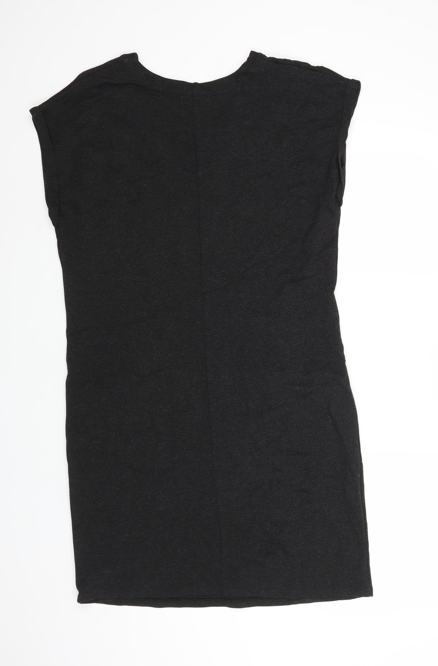 White Label Womens Grey Viscose Sheath Size 14 V-Neck Pullover