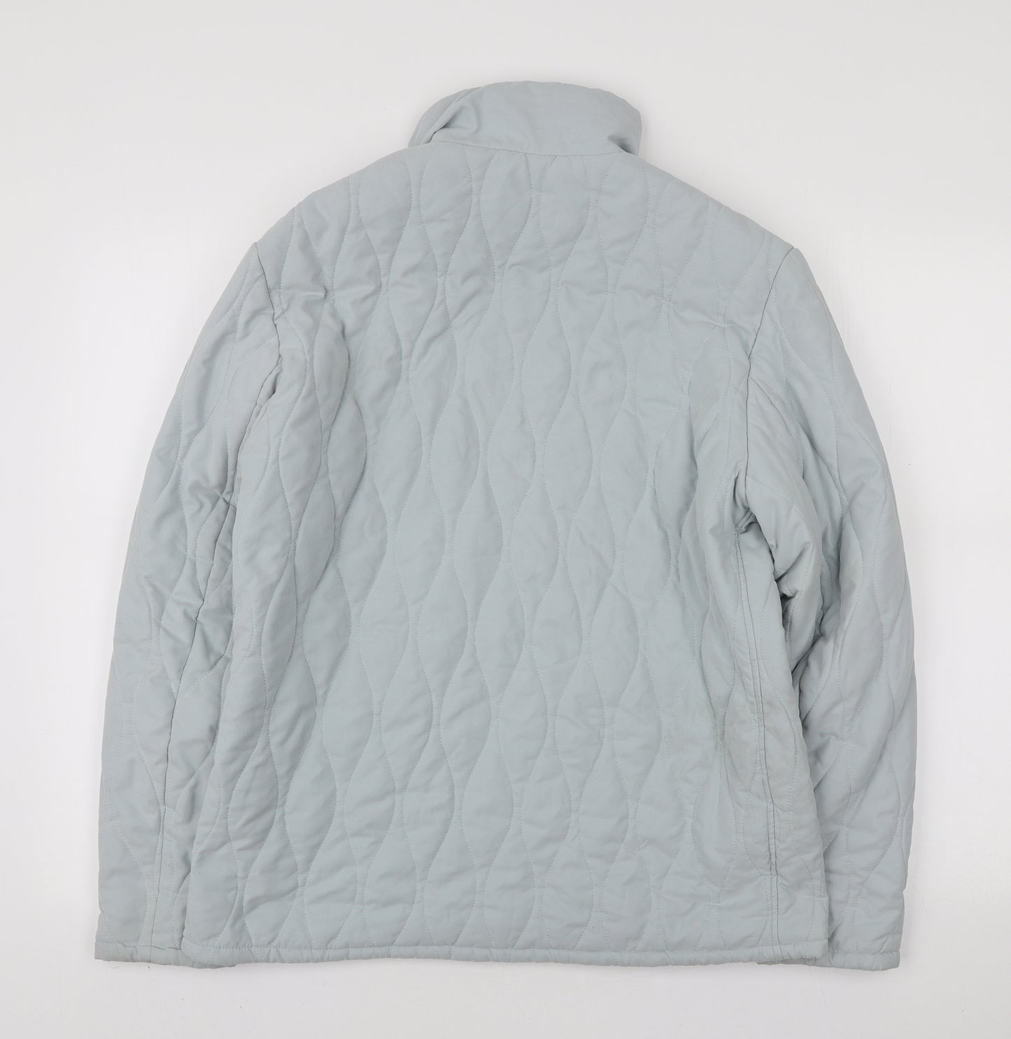 Jack Murphy Womens Blue Puffer Jacket Coat Size 14 Zip