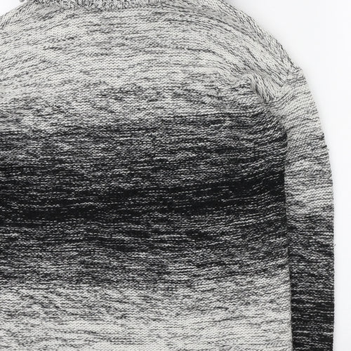 Wish-Bone Womens Grey Roll Neck Viscose Pullover Jumper Size M