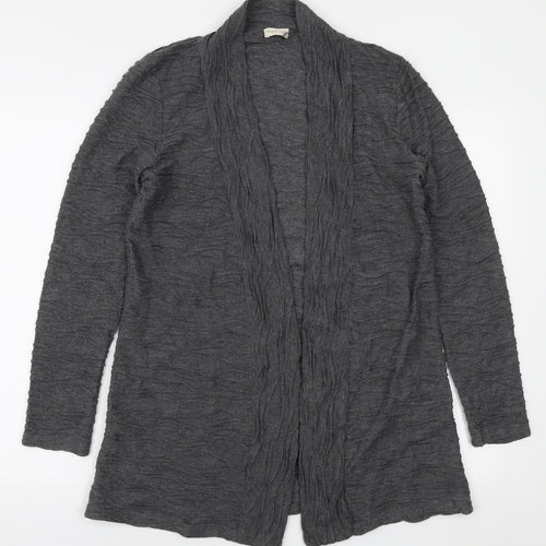 Phase Eight Womens Grey V-Neck Polyester Cardigan Jumper Size S