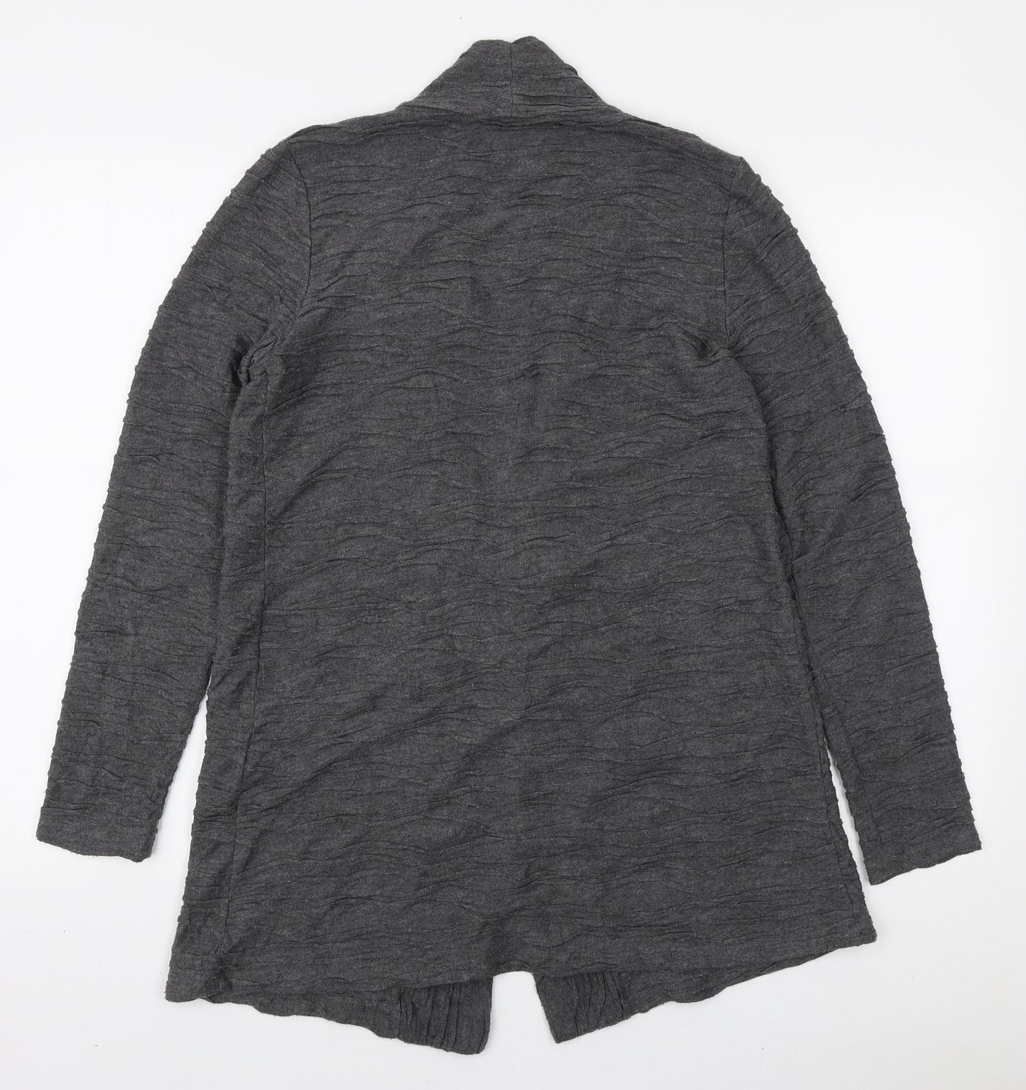 Phase Eight Womens Grey V-Neck Polyester Cardigan Jumper Size S