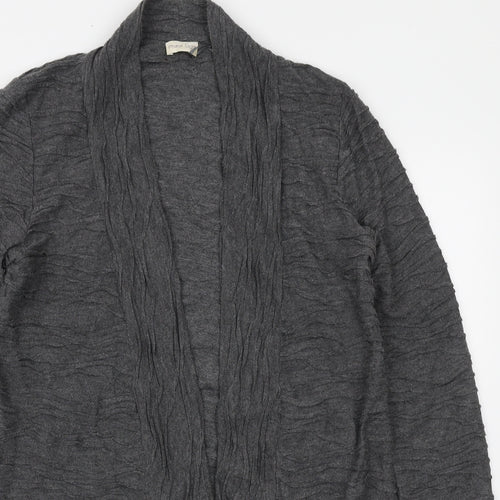 Phase Eight Womens Grey V-Neck Polyester Cardigan Jumper Size S