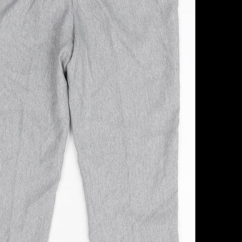 BHS Womens Grey Polyester Trousers Size 14 L22 in Regular