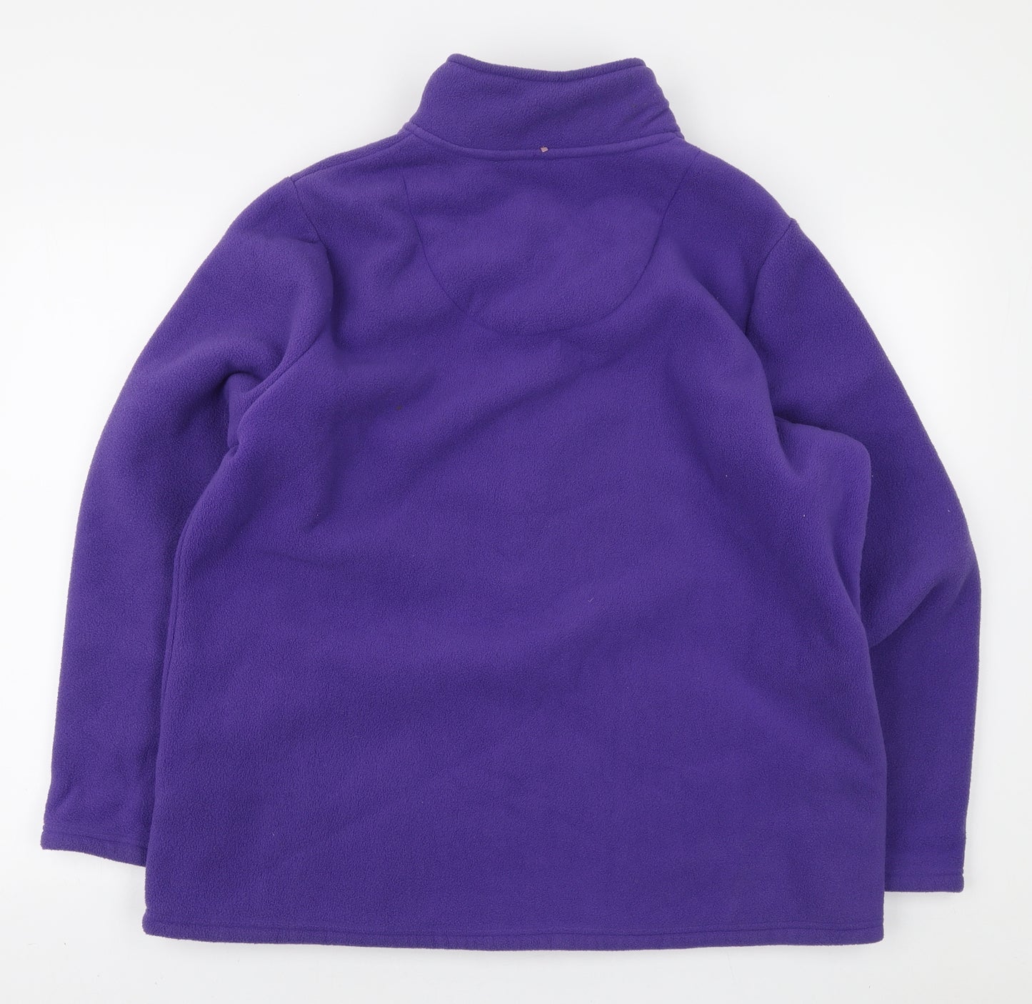 Marks and Spencer Womens Purple Jacket Size 18 Zip