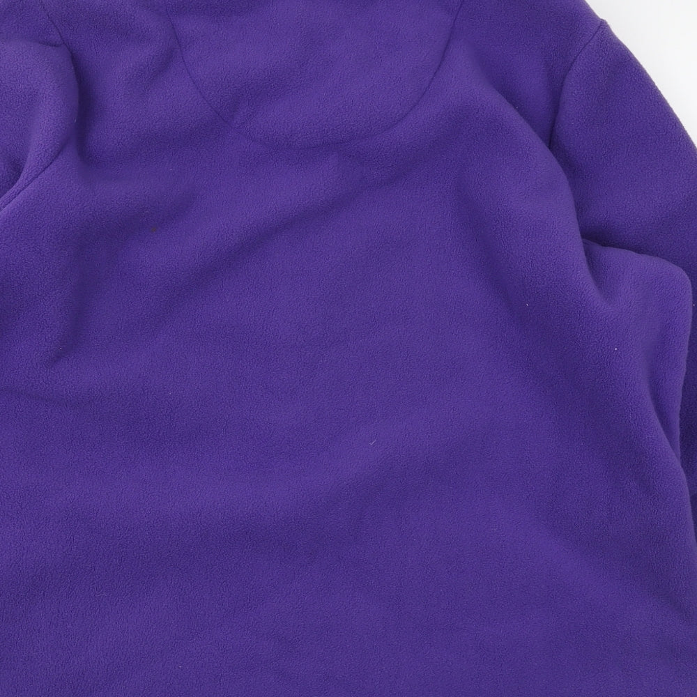 Marks and Spencer Womens Purple Jacket Size 18 Zip