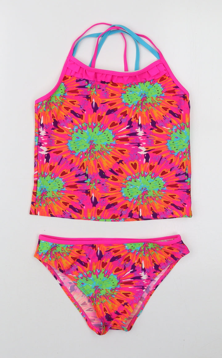 Dunnes Stores Womens Multicoloured Tie Dye Polyamide Tankini