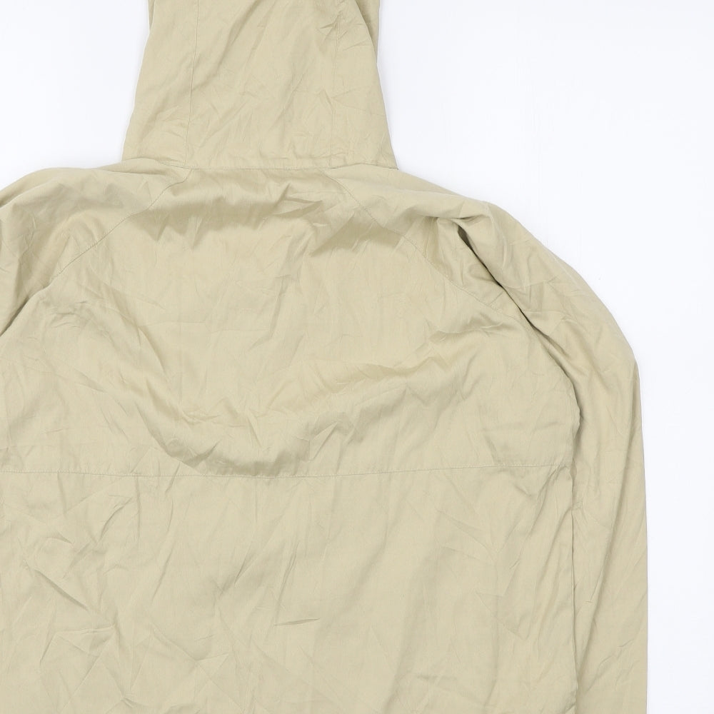 Pineapple Womens Beige Polyester Pullover Hoodie Size M Zip