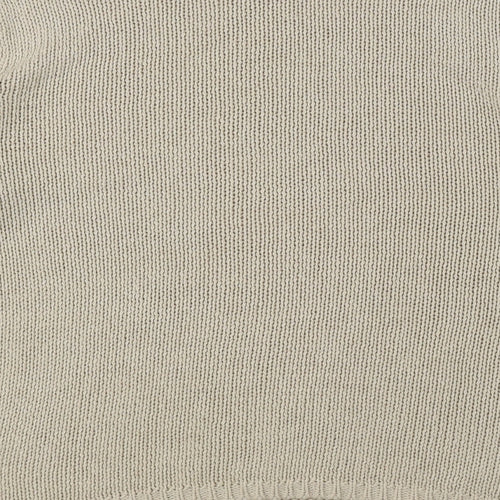 BHS Womens Beige Boat Neck Acrylic Pullover Jumper Size 16