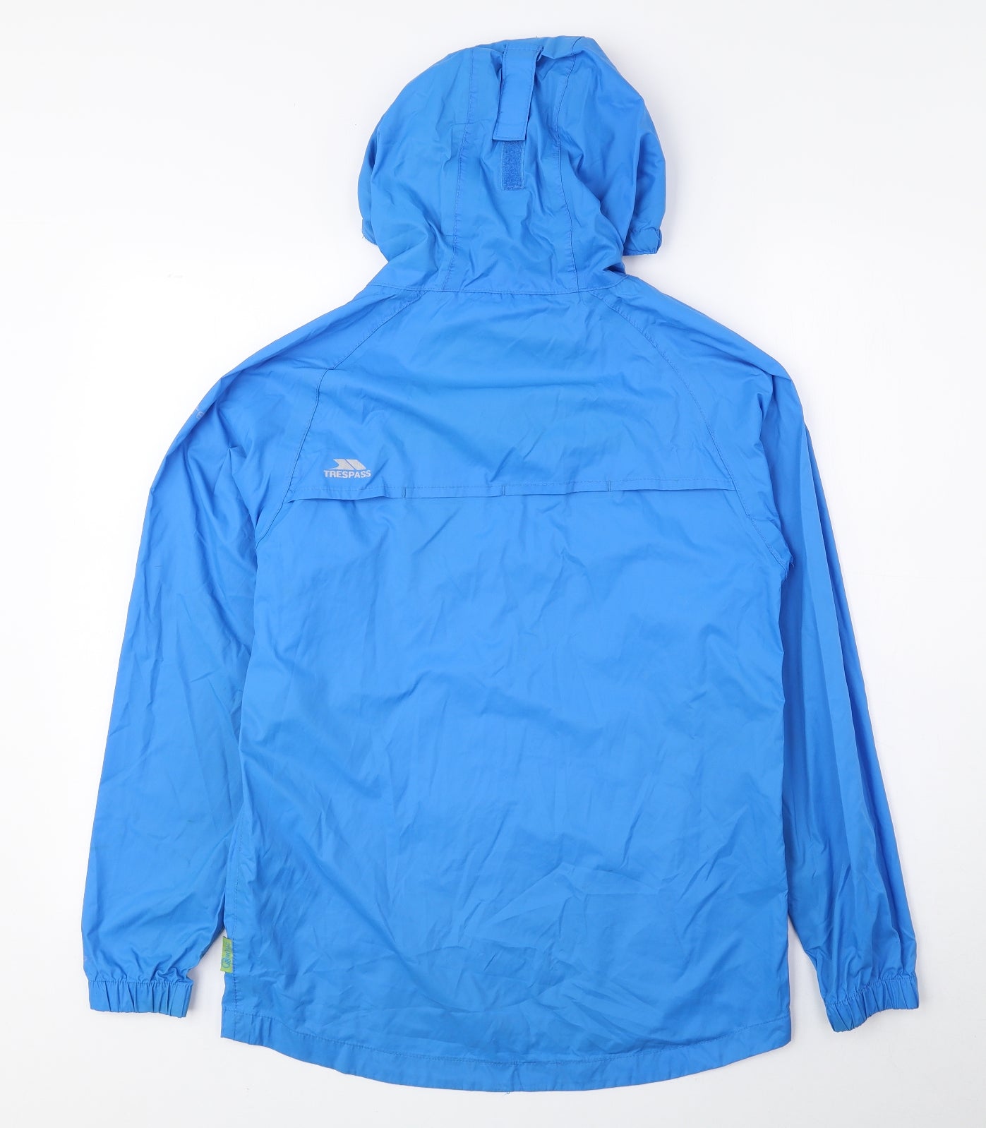 Trespass Girls Blue Rain Coat Coat Size 11-12 Years Zip