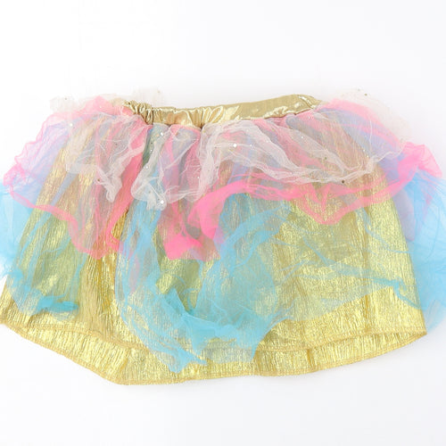 Preworn Girls Multicoloured 100% Polyester A-Line Set Size 4-5 Years Regular Pull On - Fancy Dress