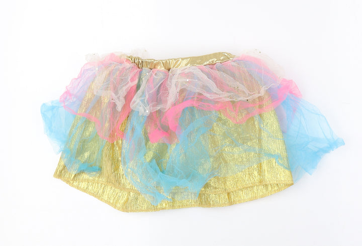 Preworn Girls Multicoloured 100% Polyester A-Line Set Size 4-5 Years Regular Pull On - Fancy Dress