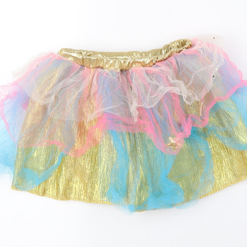 Preworn Girls Multicoloured 100% Polyester A-Line Set Size 4-5 Years Regular Pull On - Fancy Dress