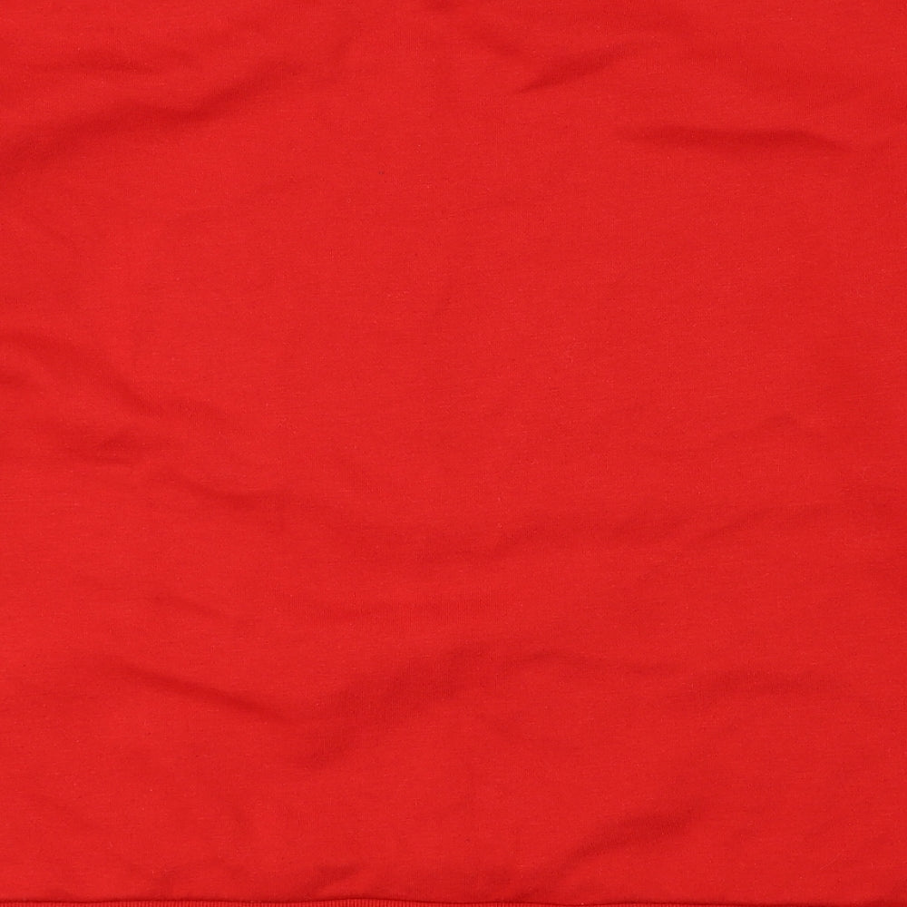 Primark Mens Red Polyester Pullover Sweatshirt Size M