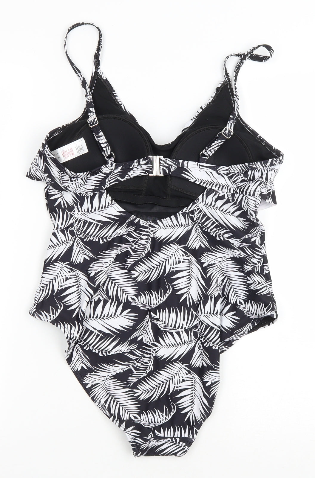 Primark Womens Black Floral Polyester One Piece Size 12