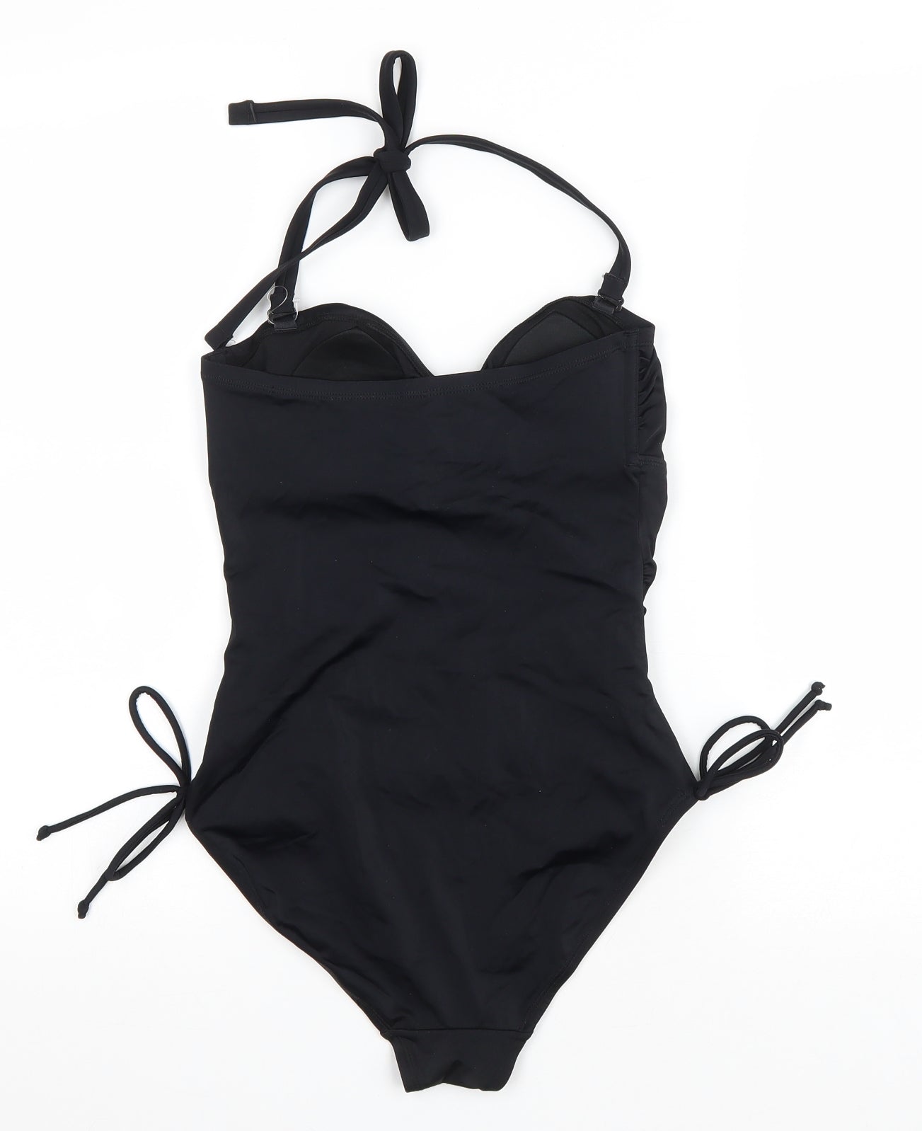 George Womens Black Polyester One Piece Size 10
