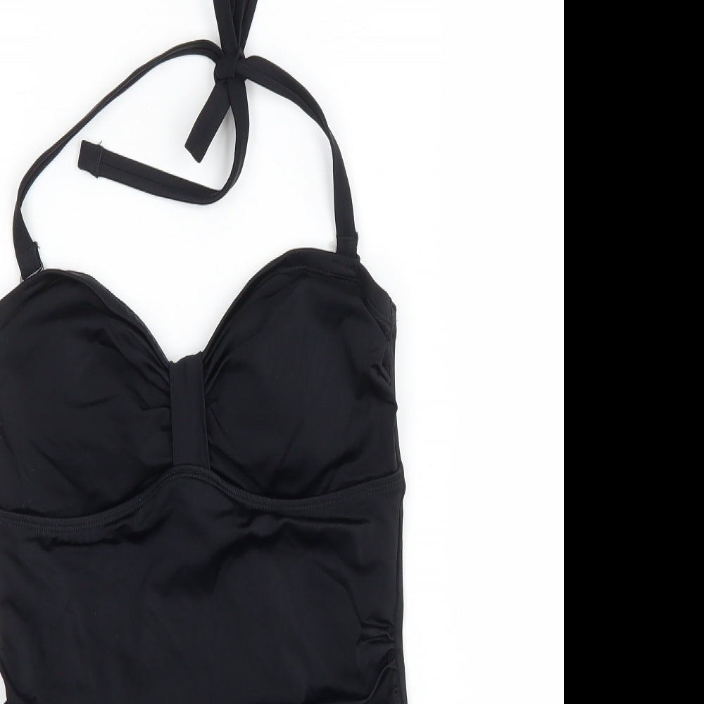 George Womens Black Polyester One Piece Size 10