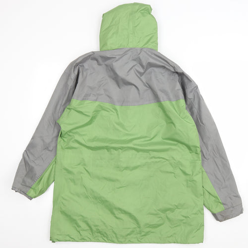 Being Casual Womens Green Anorak Coat Size 14 Zip