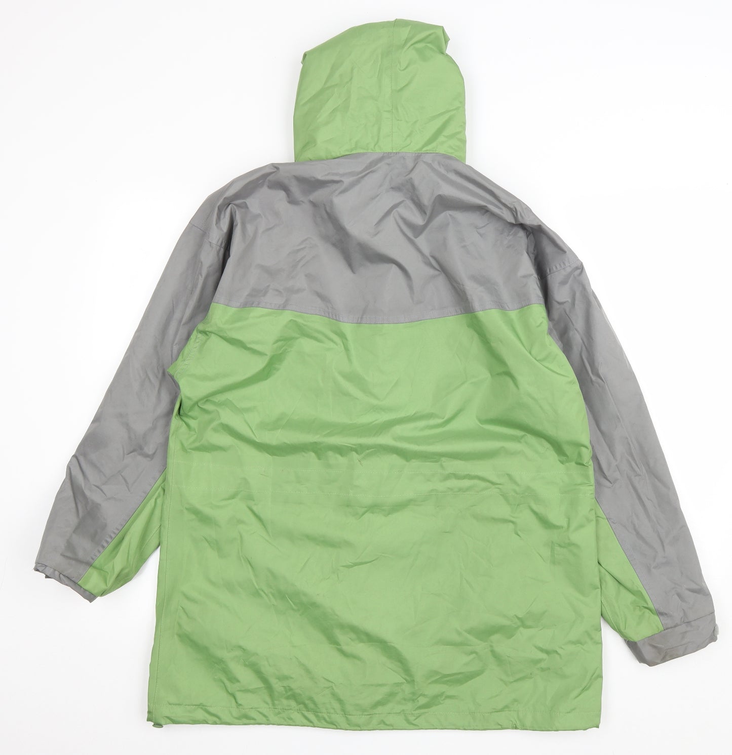 Being Casual Womens Green Anorak Coat Size 14 Zip