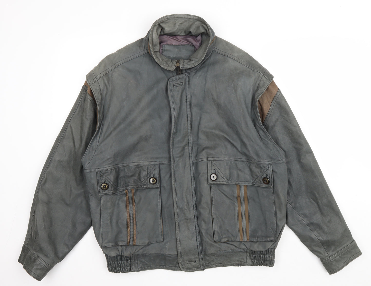 Lakeland Mens Grey Bomber Jacket Jacket Size L Zip
