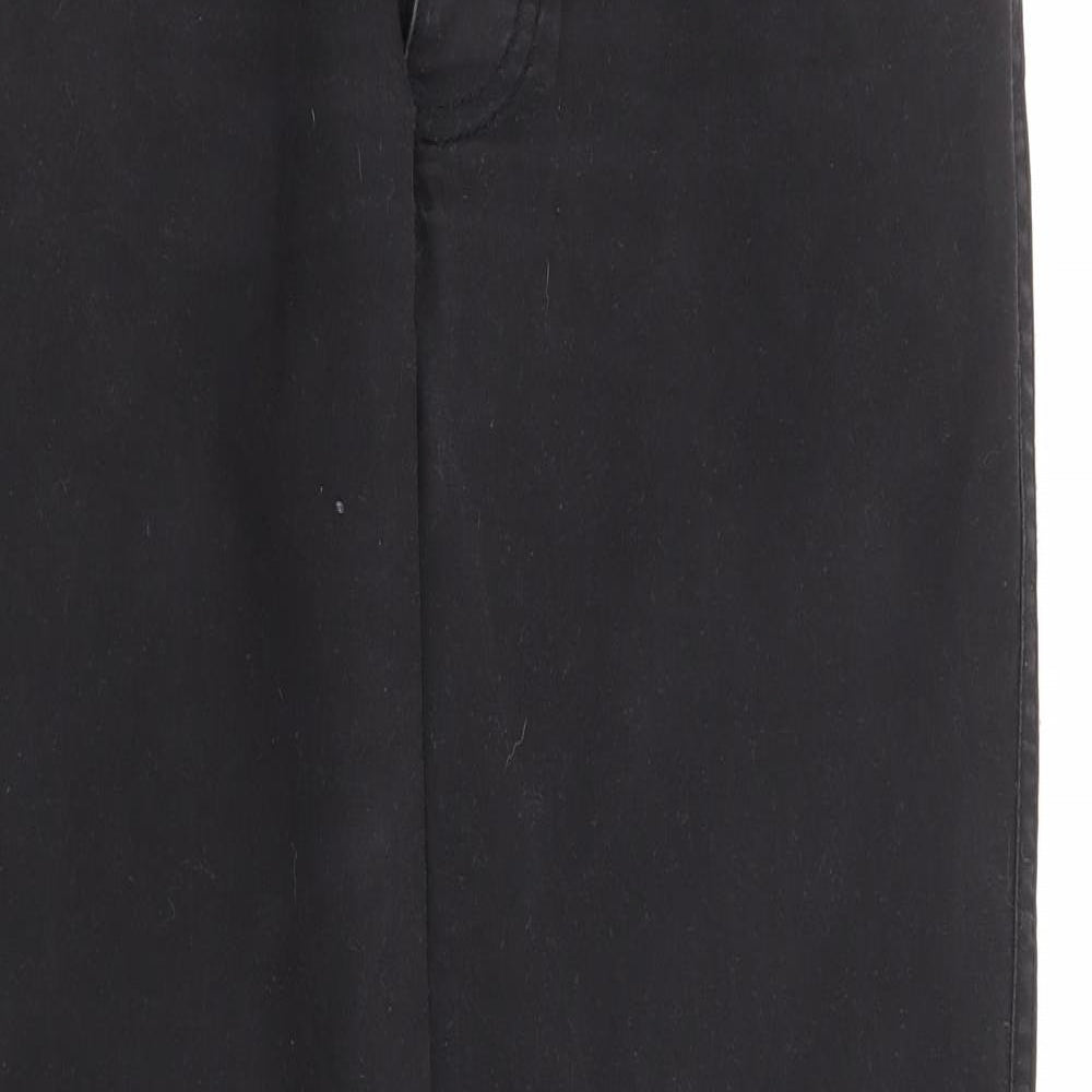 H&M Mens Black Cotton Skinny Jeans Size 30 in L33 in Regular Button
