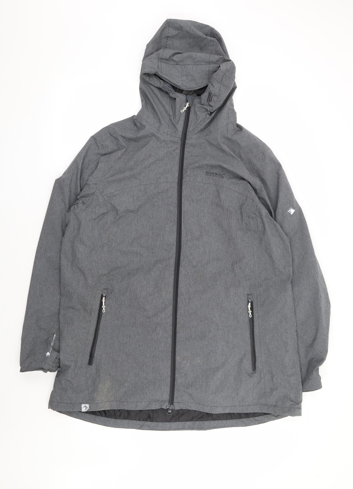 Regatta Womens Grey Windbreaker Jacket Size 20 Zip
