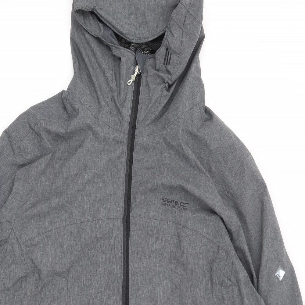 Regatta Womens Grey Windbreaker Jacket Size 20 Zip
