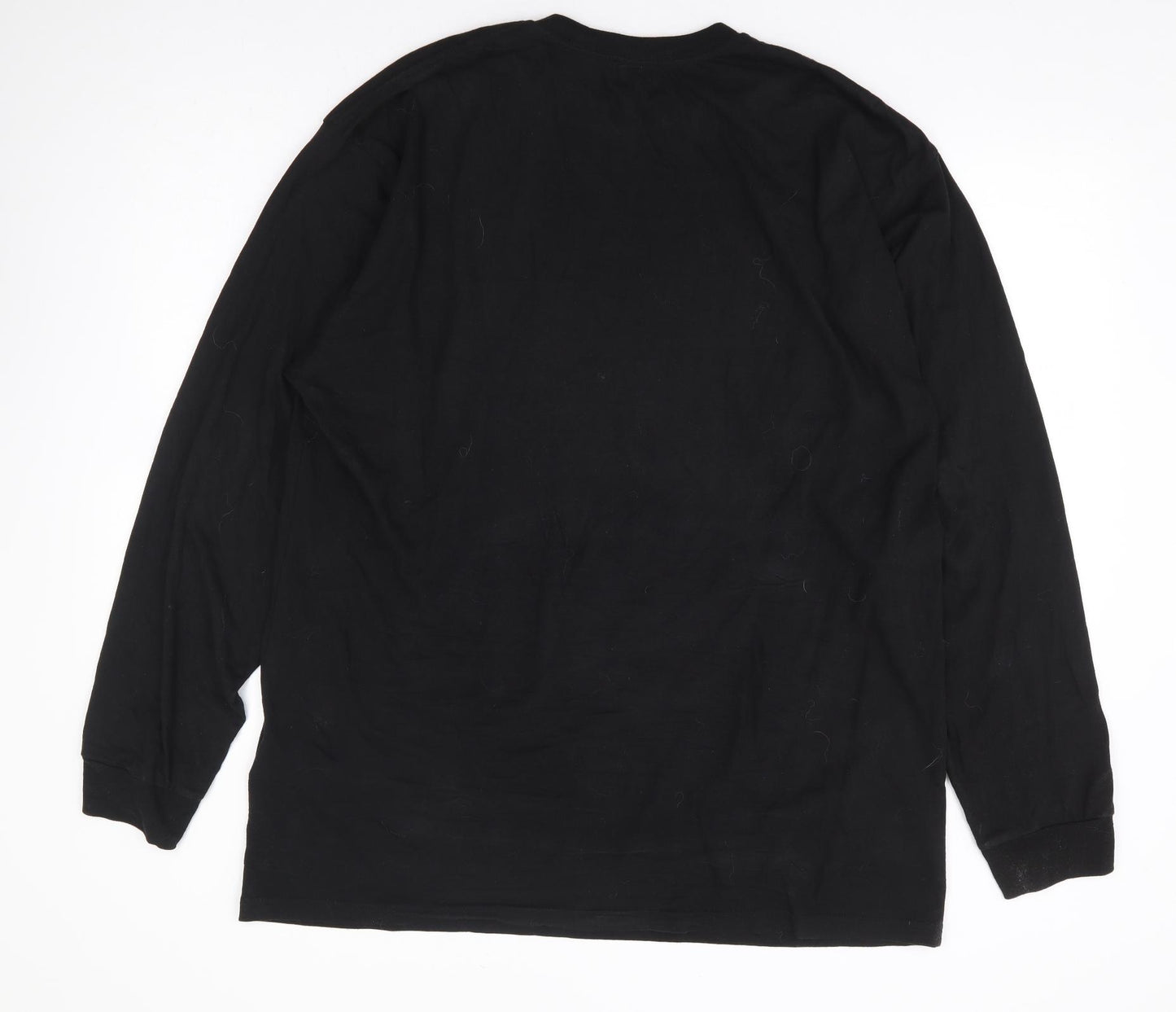 VANS Mens Black Check Cotton Pullover Sweatshirt Size XL