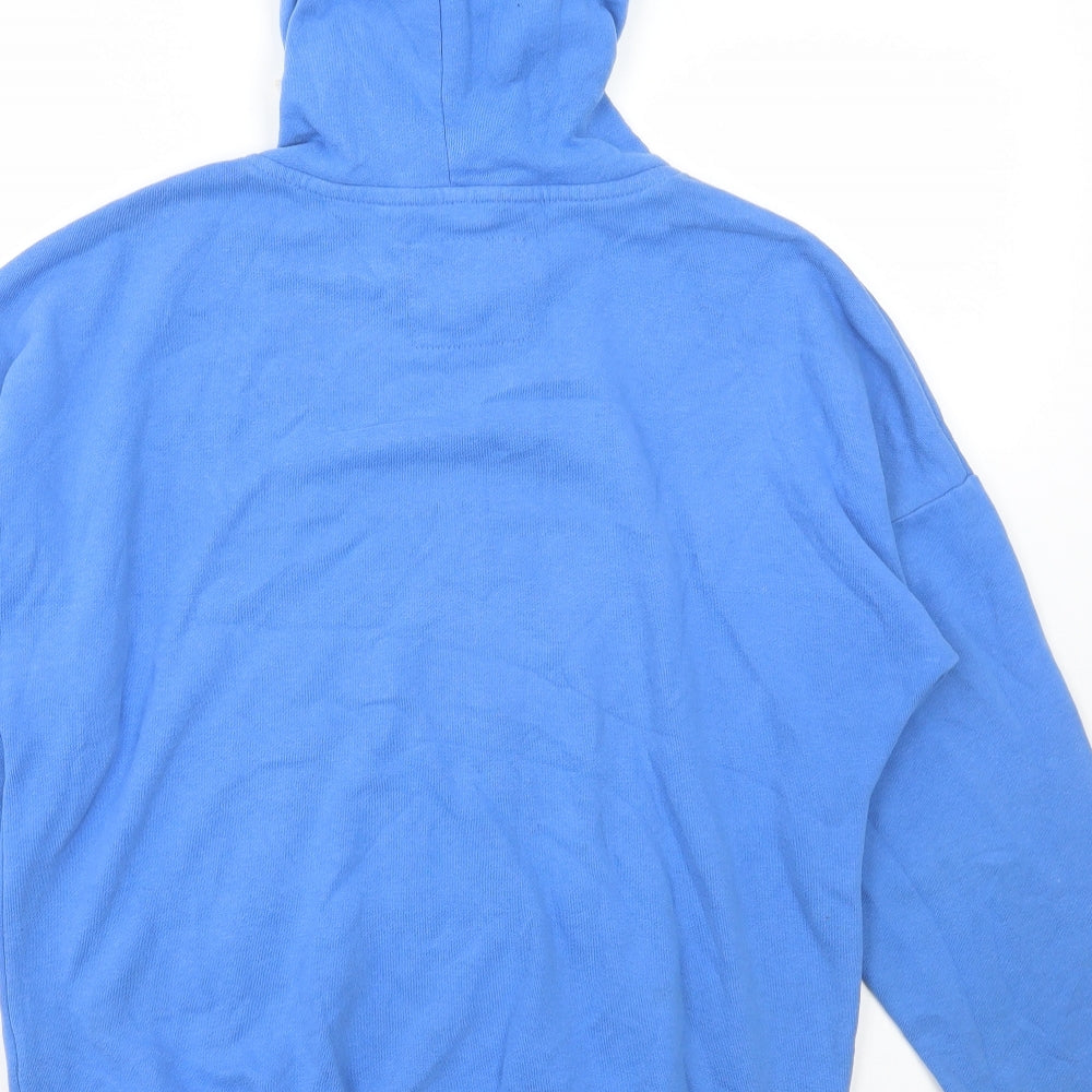 Atmosphere Womens Blue Cotton Pullover Hoodie Size 14 Pullover - Los Angeles