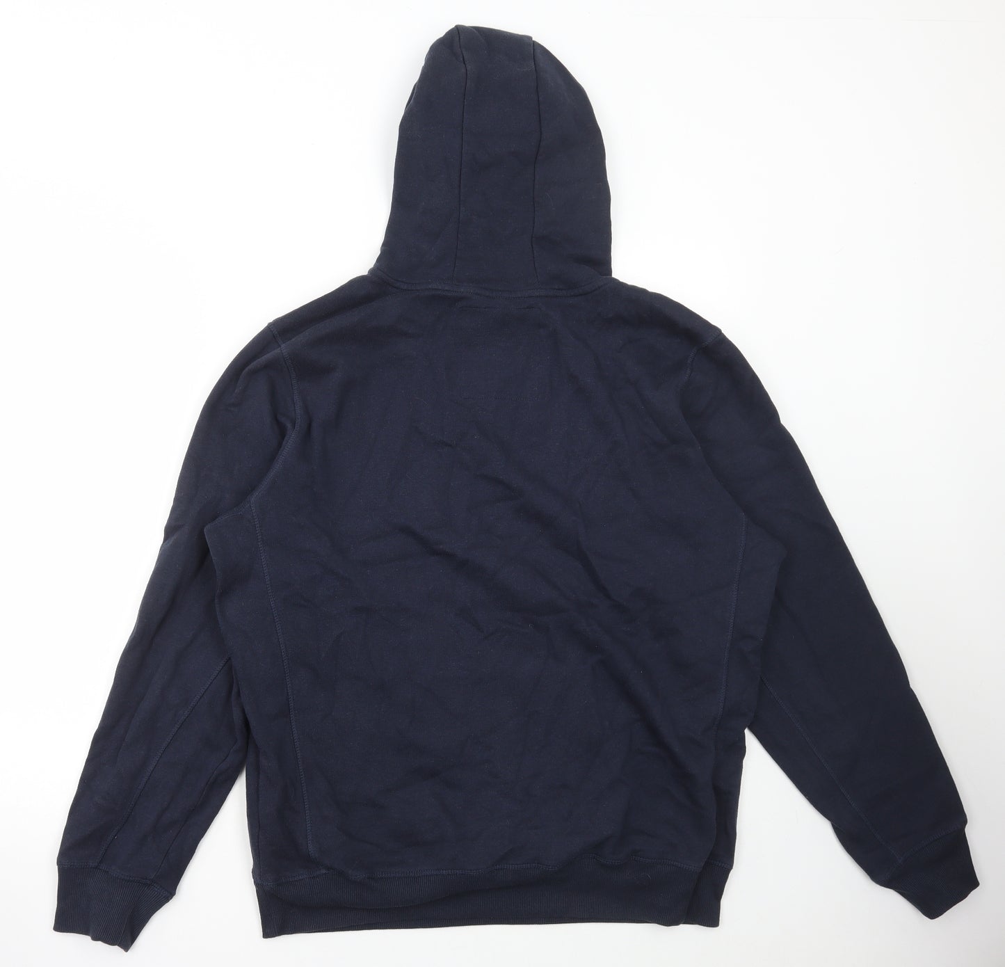 Tokoyo Laundry Mens Blue Cotton Pullover Hoodie Size L