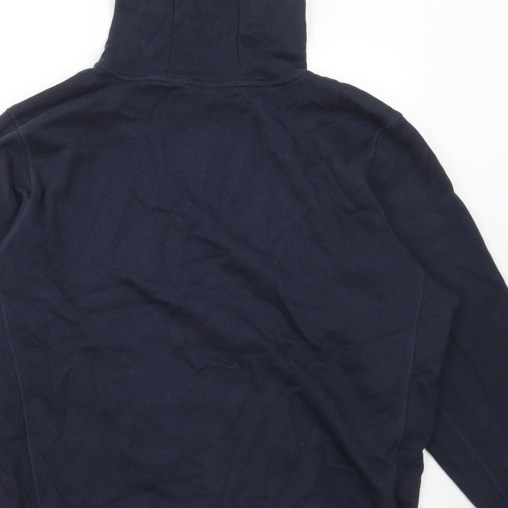 Tokoyo Laundry Mens Blue Cotton Pullover Hoodie Size L