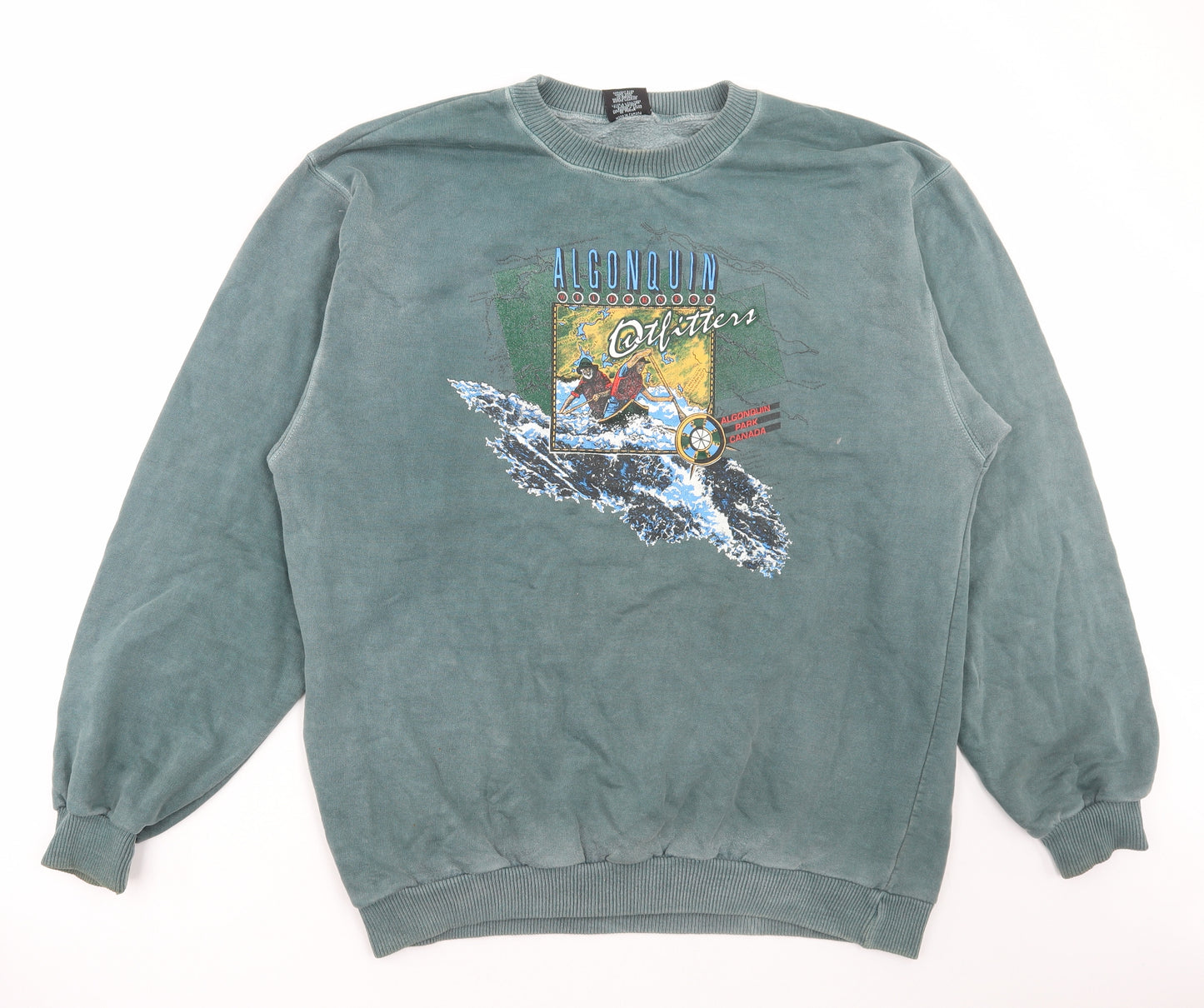 North Bound Mens Green Cotton Pullover Sweatshirt Size XL - Canada