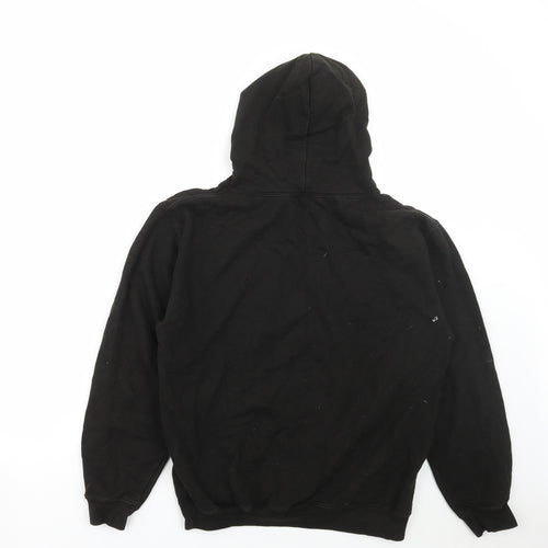 Preworn Womens Black Cotton Pullover Hoodie Size M Pullover - This Princess Wears Riding Boots