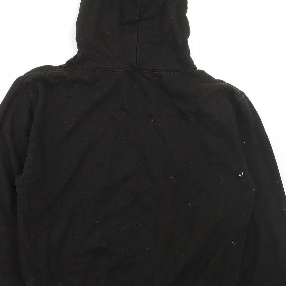 Preworn Womens Black Cotton Pullover Hoodie Size M Pullover - This Princess Wears Riding Boots