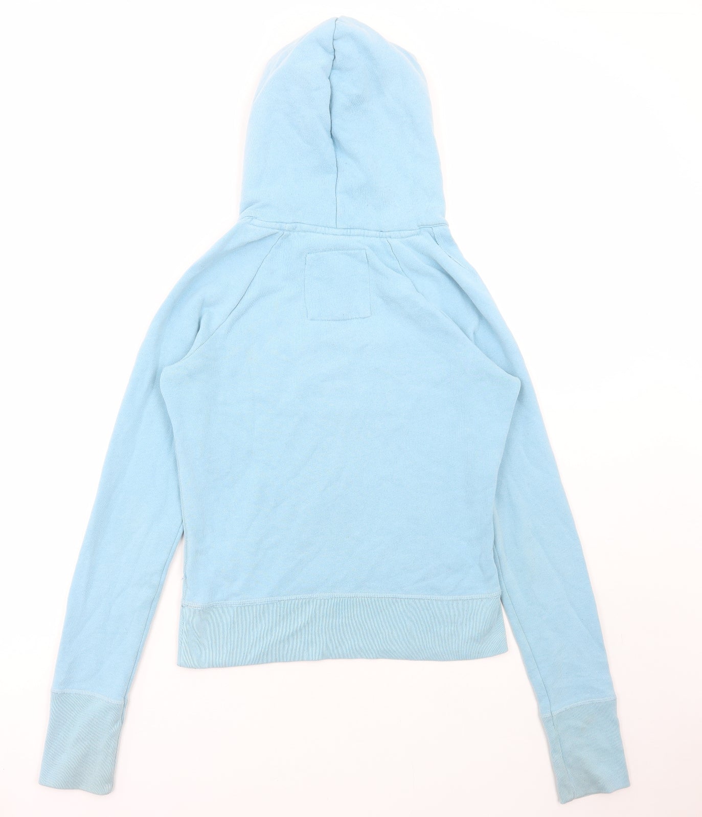 Abercrombie & Fitch Womens Blue Cotton Pullover Hoodie Size L Pullover