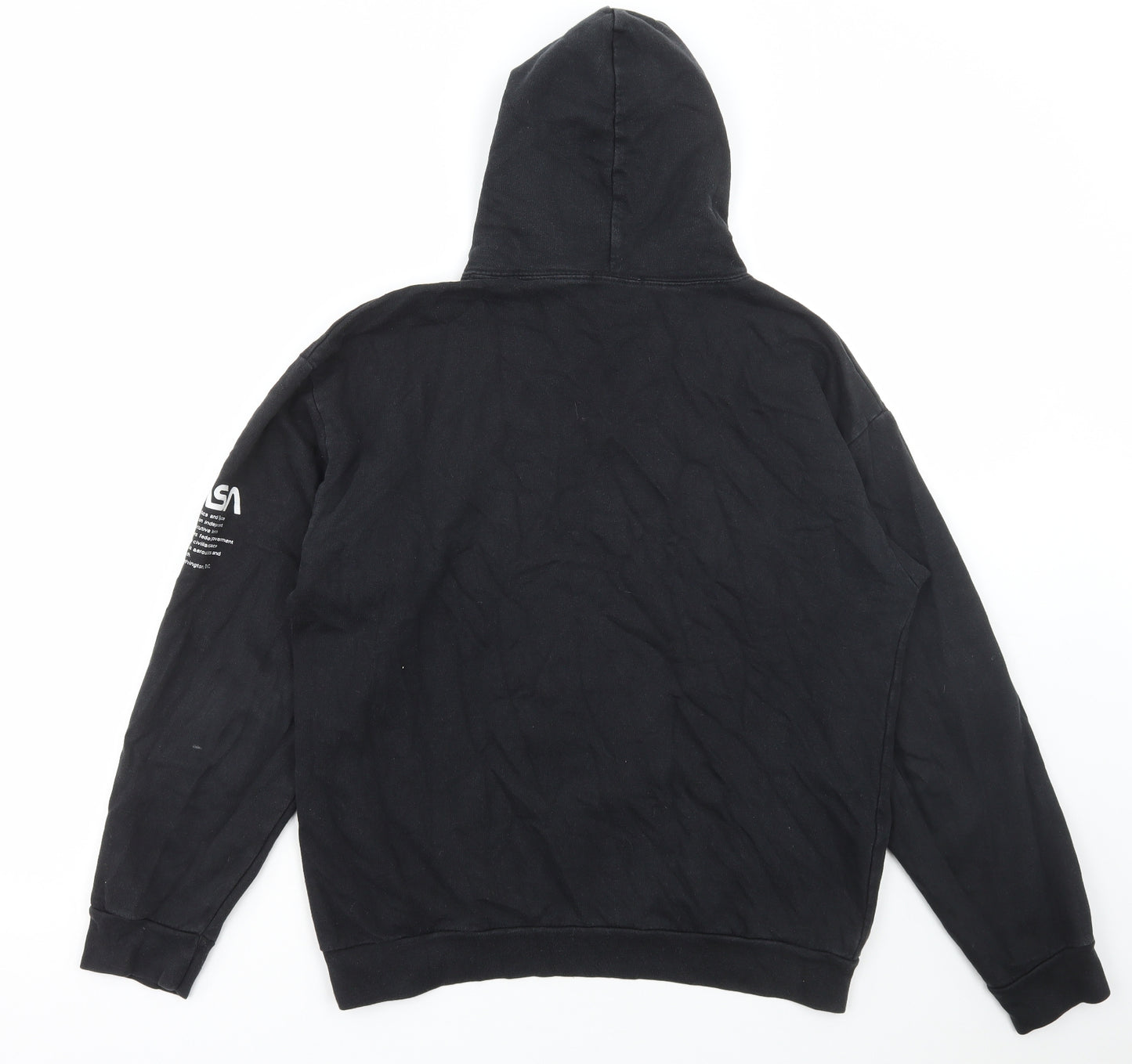 Boohoo Mens Blue Cotton Pullover Hoodie Size M - Nasa