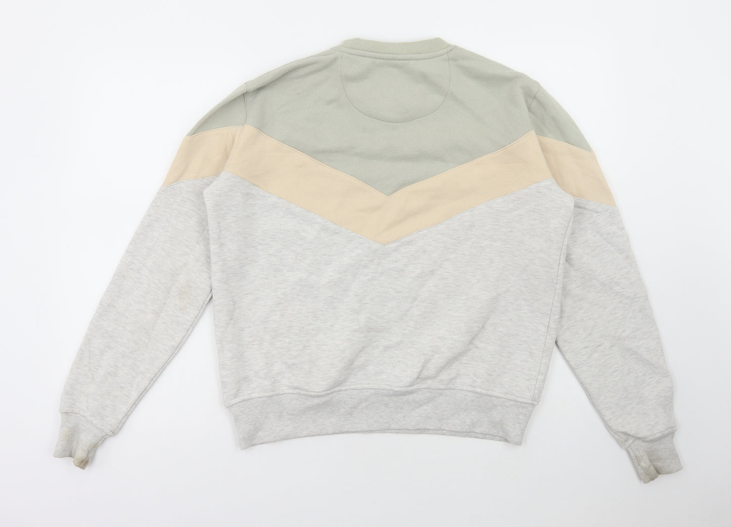 SoulCal&Co Womens Multicoloured Colourblock Cotton Pullover Sweatshirt Size 8 Pullover