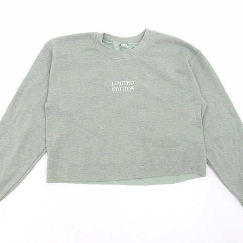 Gildan Womens Green Cotton Pullover Sweatshirt Size S Pullover - Limited edition