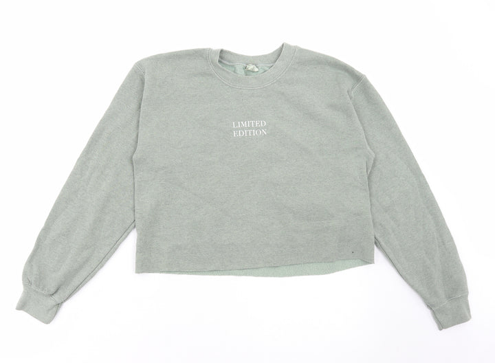 Gildan Womens Green Cotton Pullover Sweatshirt Size S Pullover - Limited edition