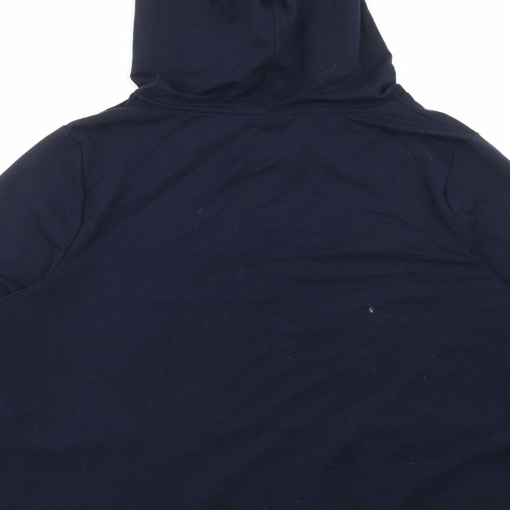 Nutmeg Womens Blue Polyester Full Zip Hoodie Size 22 Zip