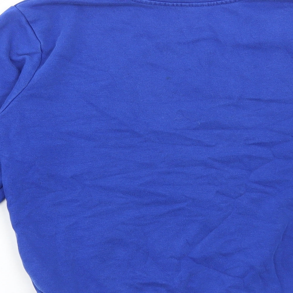 George Boys Blue Cotton Pullover Sweatshirt Size 8-9 Years Pullover