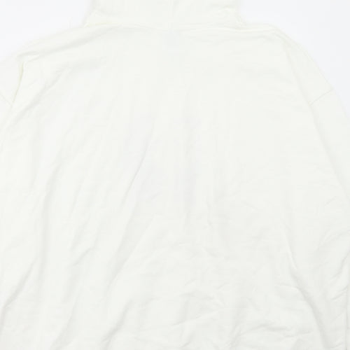 Gildan Mens White Cotton Pullover Hoodie Size 4XL - Dancing